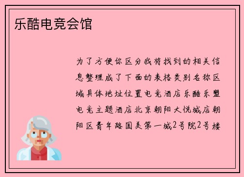 乐酷电竞会馆